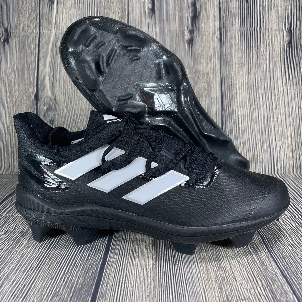 Adidas Adizero Afterburner 8 TPU Black/White Baseball Cleats Mens Sizes FZ4220